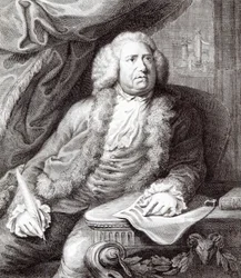 William Boyce (1710-79), Komponist und Leiter des Orchesters von König George III, Frontispiz graviert von John Keyse Sherwin (1751-90), 1788